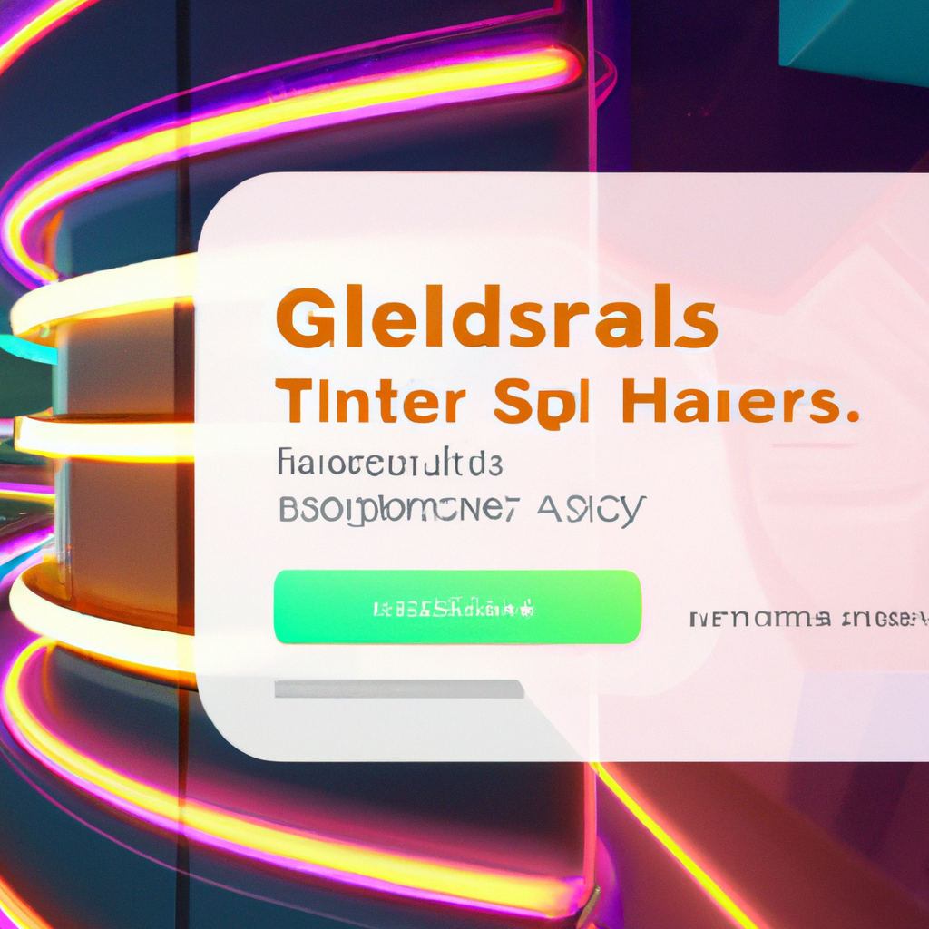 Gallery tile: winding neon corridor